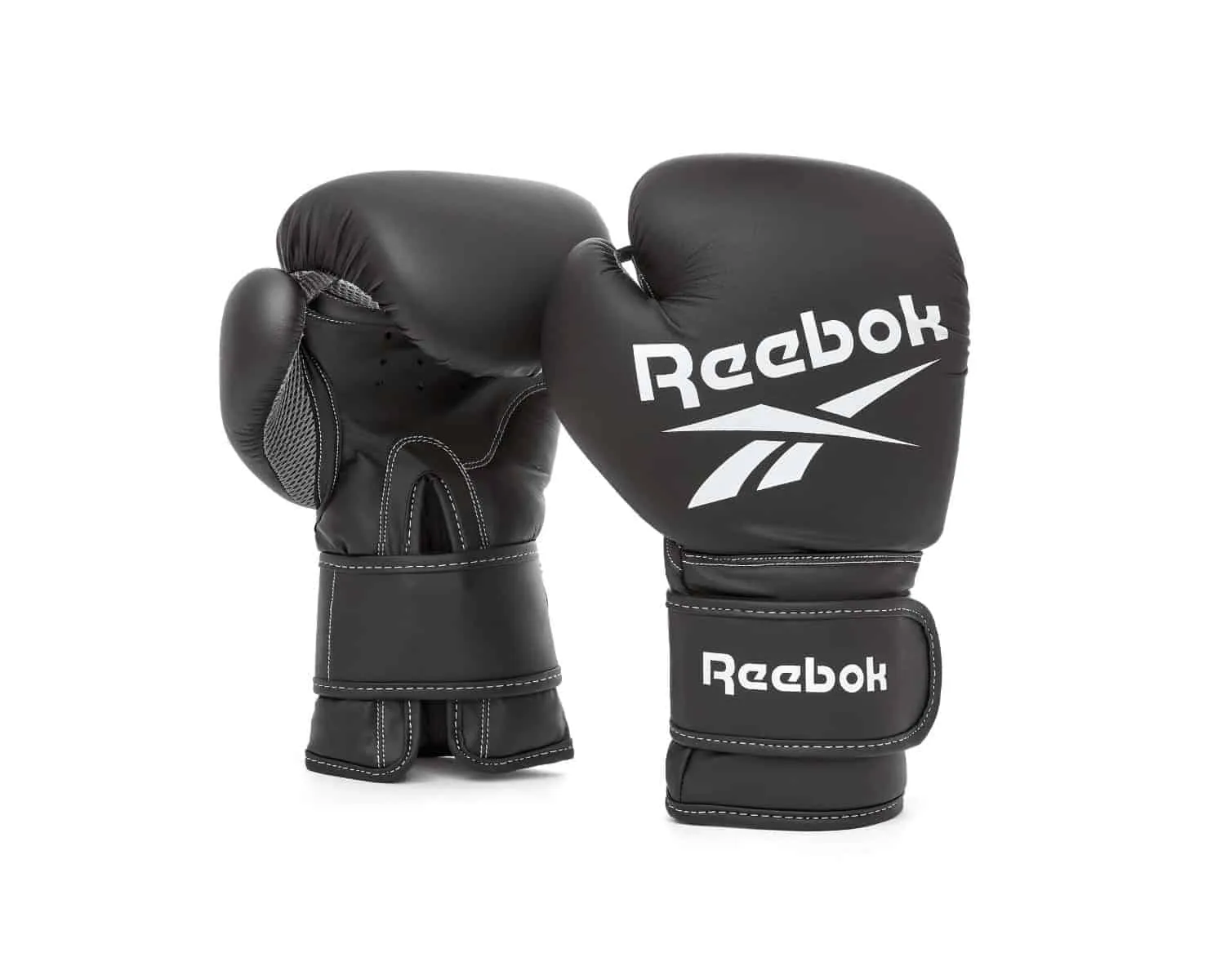 Guantes De Boxeo Reebok Negro Blanco RSCB 12010BK GH Sports Chile