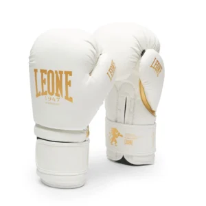 Guantes boxeo Leone White&Gold